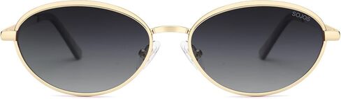 SOJOS Trendy Oval Cay Eye Polarized Sunglasses for Women Men, Chic 80s 90s Retro Fashion Sunnies SJ1279 in Saudi Arabia