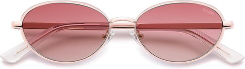 SOJOS Trendy Oval Cay Eye Polarized Sunglasses for Women Men, Chic 80s 90s Retro Fashion Sunnies SJ1279 in Saudi Arabia