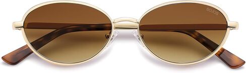 SOJOS Trendy Oval Cay Eye Polarized Sunglasses for Women Men, Chic 80s 90s Retro Fashion Sunnies SJ1279 in Saudi Arabia