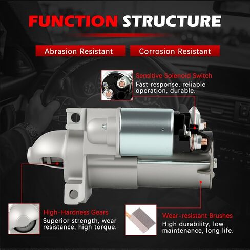 كاتب 6785 12 فولت 1.4KW 9 أسنان مناسب لإمبالا 2010-2006 3.5L 3.9L لوسيرن 2010-2009 3.9L لمونت كارلو 2007-2006 3.5L جزء المحرك بداية المحرك استبدال 12594493 12610636 in Kuwait