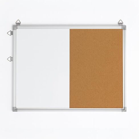 Flipside Products 18" x 24" Combo Cork/Dry Erase, Aluminum Framed Board, Half Cork, Half Magnetic Dry Erase, Whiteboard, Bulletin Board, Office Wall in Saudi Arabia