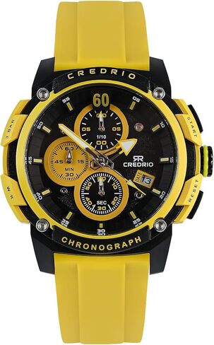 Men's Fashion Watch Silicon Band Business Quartz Watches Luxury Waterproof Luminous Analog Display with Date Chronograph Multifunctional Watch in Saudi Arabia