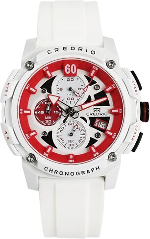 Men's Fashion Watch Silicon Band Business Quartz Watches Luxury Waterproof Luminous Analog Display with Date Chronograph Multifunctional Watch in Saudi Arabia