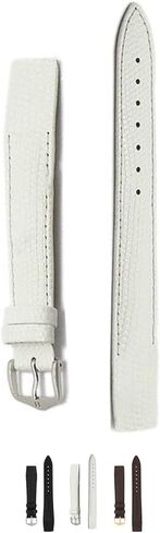 Hirsch Rainbow Leather Watch Strap - Bonded Leather Band - Multiple Colors & Sizes (8-20mm) - Open-Ended in Kuwait
