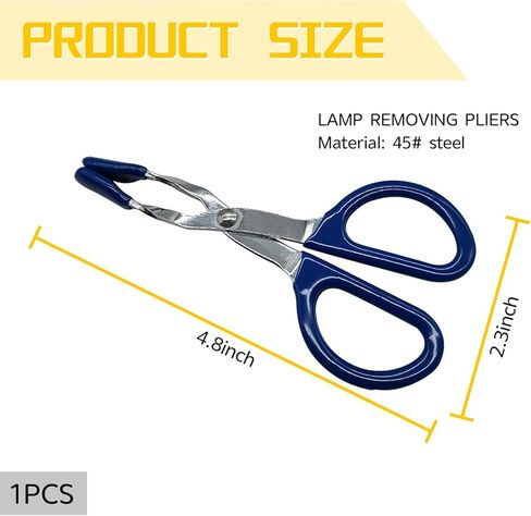 Light Bulb Removal Tool, High Ceiling Bulb Remover, Broken Bulb Extractor, Mini Grabber Tool, for Easy Bulb Extraction in Cars (Blue) in Kuwait