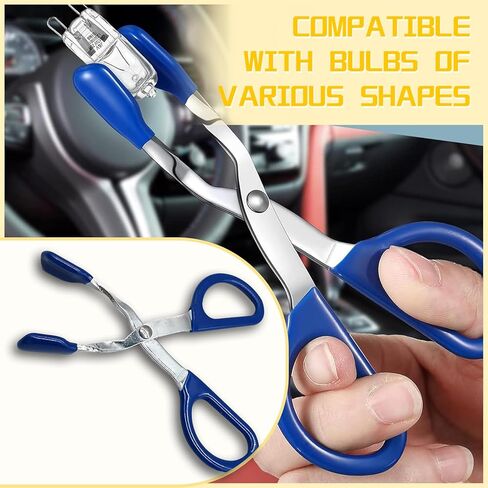Light Bulb Removal Tool, High Ceiling Bulb Remover, Broken Bulb Extractor, Mini Grabber Tool, for Easy Bulb Extraction in Cars (Blue) in Kuwait