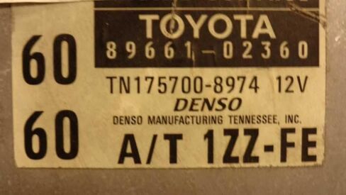 Engine ECM Control Module at Fits 1998 98 PRIZM 89661-02360 8966102360 in Saudi Arabia