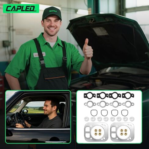 Cylinder Head Gasket Kit for Kohler 24-841-04-S,24-041-16,24-041-32,24-041-37-S,24-841-03-S,Fit for Kohler Engines CH25, CH26,CH730, CH740, CH742, CH750 CV25, CV26, CV724, CV730, CV732 (2-Pack) in Kuwait