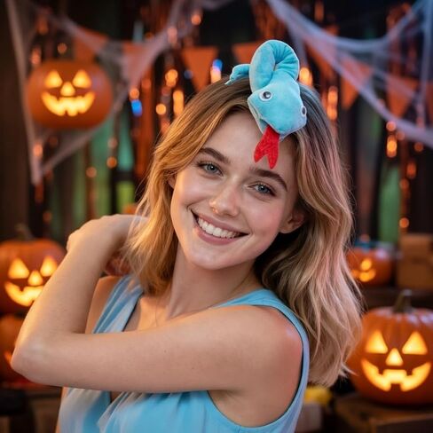 Kirei Sui Blue Snake Headband Costume for Halloween Christmas Party Accessories Adults Women in Saudi Arabia