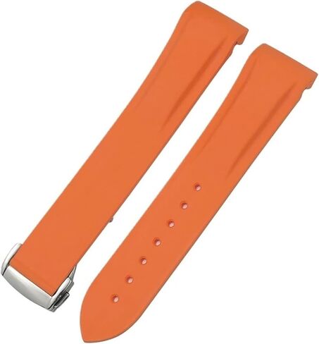 JDIME Rubber Silicone Watch Bands For Omega Seamaster 300 speedmaster Strap Brand Watchband blue black orange 20mm 21mm 22mm in Kuwait