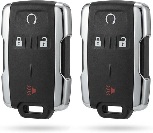 استبدال مفتاح Fob: بدء التشغيل عن بعد بدون مفتاح 315 ميجاهرتز متوافق مع 2015-2021 سيلفرادو 1500 سييرا كانيون كولورادو جي إم سي/تشيفي FCCID M3N32337100، مجموعتان in Kuwait