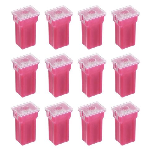 MECCANIXITY 12 Pcs Tall Profile Car Fuses,32V DC 30A Box Shaped Cartridge Fuse Automotive for Pickup Trucks,Cars,Rvs,Boats in Saudi Arabia