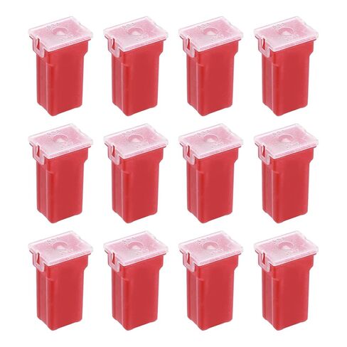 MECCANIXITY 12 Pcs Tall Profile Car Fuses,32V DC 30A Box Shaped Cartridge Fuse Automotive for Pickup Trucks,Cars,Rvs,Boats in Saudi Arabia