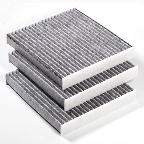 CF10285 Cabin Air Filter with Multiple Fiber Layers for Toyota Camry Highlander Corolla 4Runner Tundra Prius Sienna Lexus Scion Subaru Jaguar CP285 2005 2006 2007 2008 2009 2010 2011-2025 3 Pack in Saudi Arabia