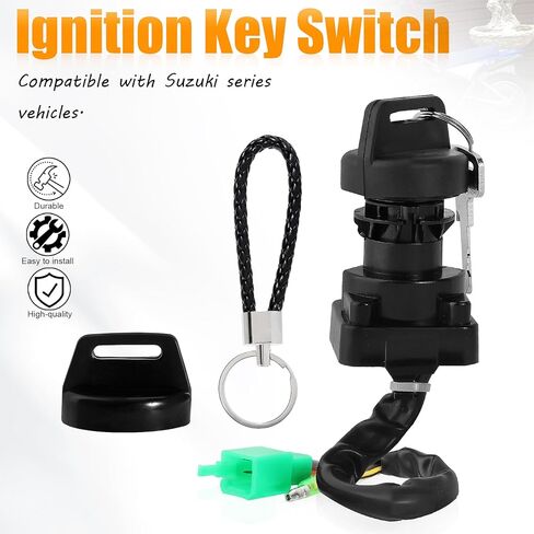 Ignition Key Switch Compatible with Suzuki Quadrunner 250 160 230 300 LTF250 LTF250F LT160 LT160E LTF160 LT230E LT300E King Quad 300 LTF300F 4WD 37110-02C00 35B01 35B05 19B01 19B02 35B07 ATV in Saudi Arabia