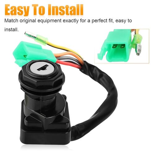 Ignition Key Switch Compatible with Suzuki Quadrunner 250 160 230 300 LTF250 LTF250F LT160 LT160E LTF160 LT230E LT300E King Quad 300 LTF300F 4WD 37110-02C00 35B01 35B05 19B01 19B02 35B07 ATV in Saudi Arabia