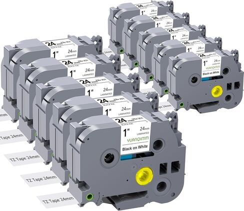 TZe-S231 12mm TZ Tape Compatible with Brother TZeS231 TZ-S231 TZS231 Extra Strength Adhesive 0.47" Laminated White Tape for Ptouch PT D400 D600, Black on White, 1/2'' x 26.2ft, 3 Pack in Kuwait