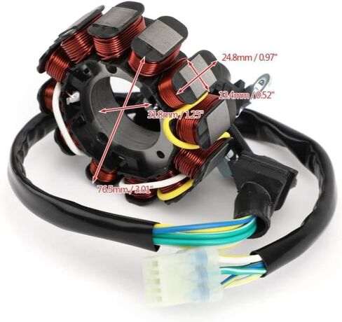 Magneto Stator Coil 31120-KRN-A81 Compatible with CRF250 CRF 250 R 14-17 Off-Road in Saudi Arabia