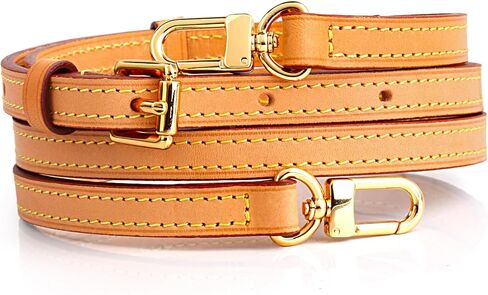 Vachetta Leather Replacement Crossbody Bags Strap Adjustable Shoulder Strap for Speedy 20 25 (Width:0.70in&Length:39.4-47.2in- Beeswax) in Kuwait
