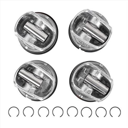 4 Pcs Pistons And Ring Set 11257566019 Compatible With R55 R61 N14 TURBO Cooper Countryman 06 16 Engine Spare Parts in Kuwait