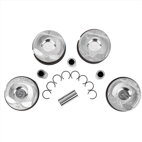 4 Pcs Pistons And Ring Set 11257566019 Compatible With R55 R61 N14 TURBO Cooper Countryman 06 16 Engine Spare Parts in Kuwait