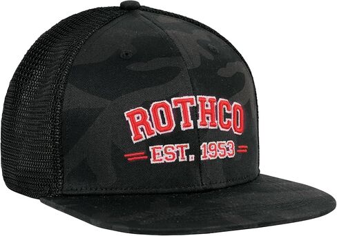 Rothco 36990: Est. 1953 Embroidered Midnight Black Camo Trucker Hat in Saudi Arabia