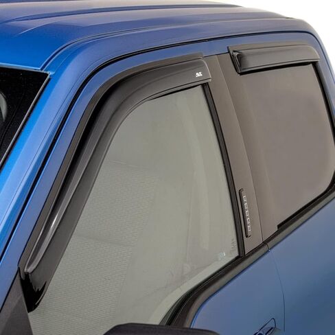 غطاء فتحة التهوية التلقائي [AVS] واقيات المطر الخارجية لـ 1996 - 2003 Ford Taurus Wagon، Mercury Sable Wagon | واقيات فتحات النوافذ، 4 قطع. - دخان | 94901 in Saudi Arabia