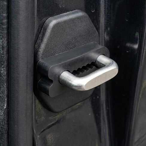 12Pcs Car Door Latch Cover, Silicone Car Door Lock Protective Cover, Non-Slip Car Door Shock Absorber Pads for Noise Reduction, Anti Collision in Kuwait