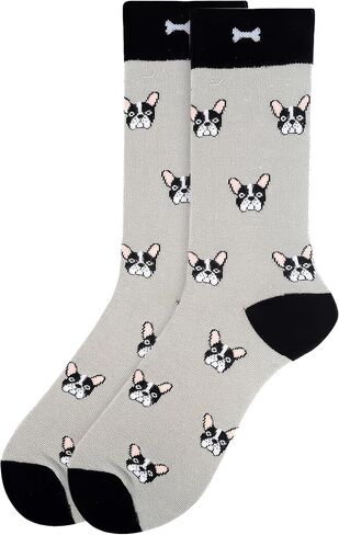 Forest & Twelfth Women’s Crew Cut Socks, Animal Themes, Fun and Unique Graphic Socks, One Size Fits Most in Saudi Arabia