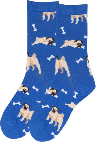 Forest & Twelfth Women’s Crew Cut Socks, Animal Themes, Fun and Unique Graphic Socks, One Size Fits Most in Saudi Arabia
