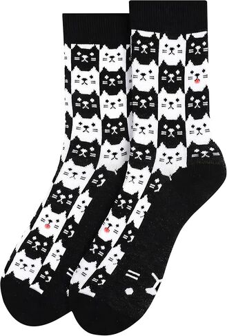 Forest & Twelfth Women’s Crew Cut Socks, Animal Themes, Fun and Unique Graphic Socks, One Size Fits Most in Saudi Arabia