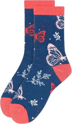 Forest & Twelfth Women’s Crew Cut Socks, Animal Themes, Fun and Unique Graphic Socks, One Size Fits Most in Saudi Arabia