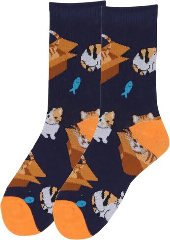 Forest & Twelfth Women’s Crew Cut Socks, Animal Themes, Fun and Unique Graphic Socks, One Size Fits Most in Saudi Arabia