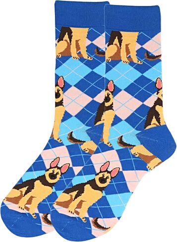 Forest & Twelfth Women’s Crew Cut Socks, Animal Themes, Fun and Unique Graphic Socks, One Size Fits Most in Saudi Arabia