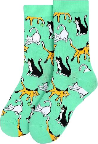 Forest & Twelfth Women’s Crew Cut Socks, Animal Themes, Fun and Unique Graphic Socks, One Size Fits Most in Saudi Arabia