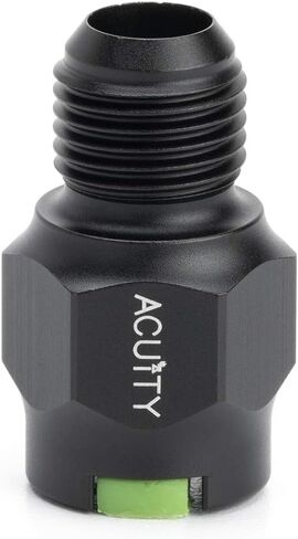 1/4" SAE Quick-Connect to -6AN Fuel Line Adapter, Male AN to SAE EFI Female Push-On, 7075 aluminum in Kuwait