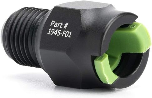 1/4" SAE Quick-Connect to -6AN Fuel Line Adapter, Male AN to SAE EFI Female Push-On, 7075 aluminum in Kuwait