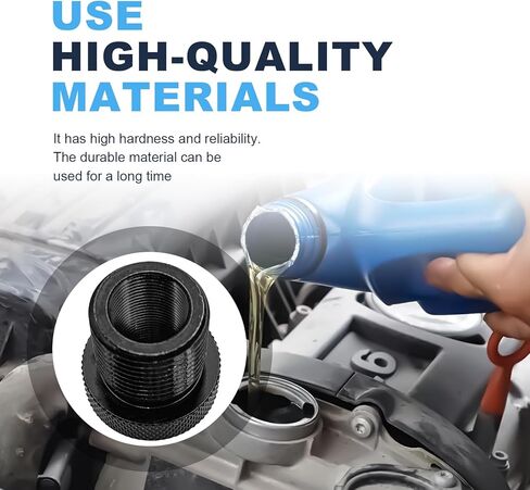 2 Pack 1/2x28 to 3/4x16 Steel Thread Adapter with Rubber Washer Universal Oil Filter Adapter Replacement for Broken Fittings Car Accessories for Truck SUV and Most Vehicles in Kuwait