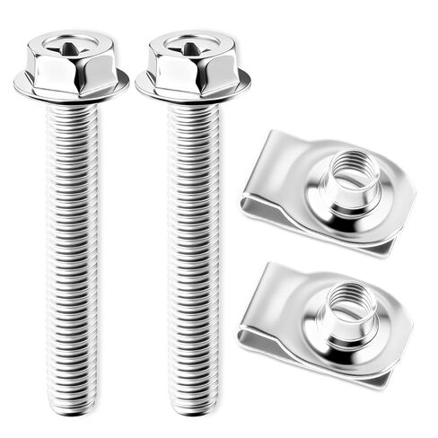 Fuel Tank Strap Bolts Hardware Kit, 304 Stainless Steel Gas Tank Strap Upgrade Replacement Compatible with Silverado 1999-2021 Select Models, Fits GM Part Numbers 11516770 11519894 15743078 (2 Sets) in Saudi Arabia