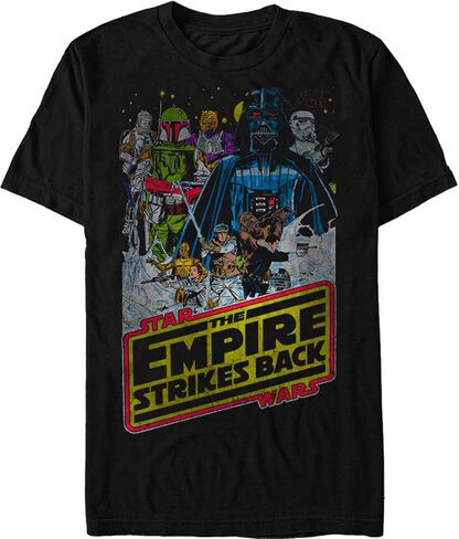 Star Wars T-Shirt Men's The Empire Strikes Back Throw Back Design Adult Tee in Saudi Arabia