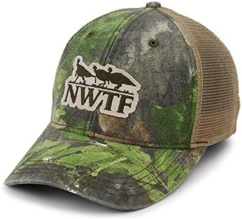 Paramount Outdoors NWTF Patch Cap Mossy Oak Obsession Mesh Back Adjustable Baseball Cap for Men Turkey Hunting Hat in Kuwait