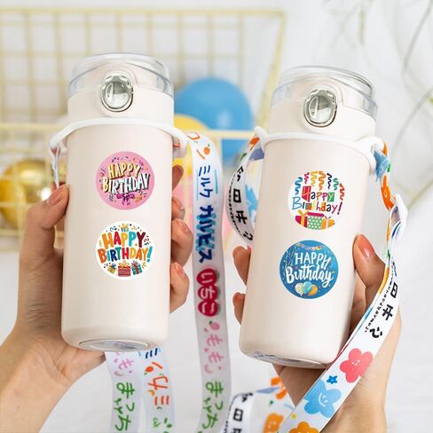 1000 قطعة من ملصقات عيد الميلاد السعيدة، ملصقات بالونات عيد الميلاد الملونة، ملصقات دائرية لأعياد الميلاد، ملصقات أختام في 16 تصميمًا لملصقات تزيين ملصقات الحفلات in Kuwait