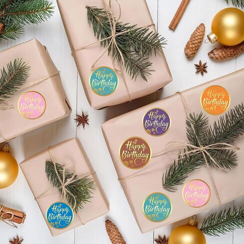 1000 قطعة من ملصقات عيد الميلاد السعيدة، ملصقات بالونات عيد الميلاد الملونة، ملصقات دائرية لأعياد الميلاد، ملصقات أختام في 16 تصميمًا لملصقات تزيين ملصقات الحفلات in Kuwait