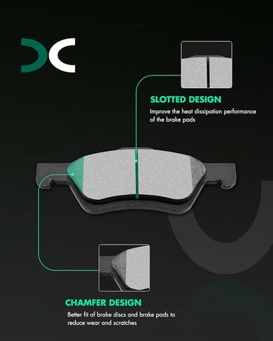 SCITOO Front 11.92" Brake Pads and Rotors Kits Fit For Ford For Escape 2005 2006 2007 2008 2009 2010 2011 2012,For Mazda Tribute 2005-2006 2008-2011,For Mercury Mariner 2005-2011 in Saudi Arabia
