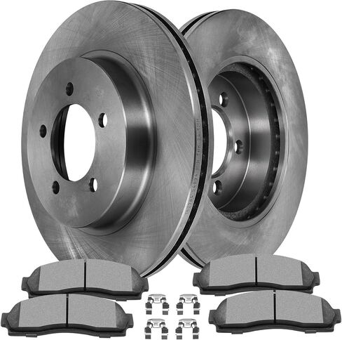 SCITOO Front 11.92" Brake Pads and Rotors Kits Fit For Ford For Escape 2005 2006 2007 2008 2009 2010 2011 2012,For Mazda Tribute 2005-2006 2008-2011,For Mercury Mariner 2005-2011 in Saudi Arabia