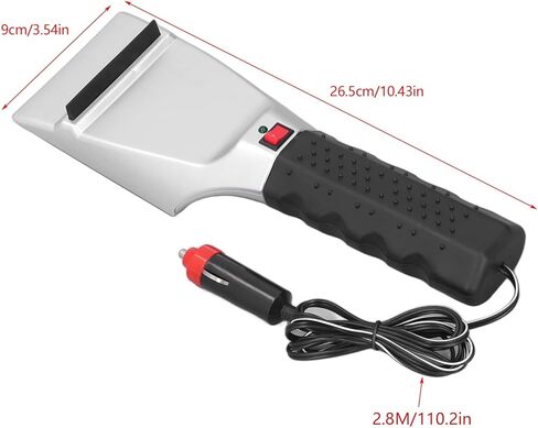 12V Auto Heated Snow Shovel, Electric Heated Ice Scraper for Car, Snow Removal Shovel Windshield Glass Defrost, Ice Miracle Window Scraper in Saudi Arabia
