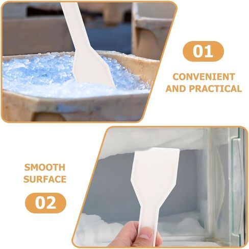 ABOOFAN Refrigerator Ice Scraper Plastic Deicing Shovel for Freezer Ice Removal Frost Remover Tool 6.10X2.16 Inch Kitchen and Home Cleaning in Saudi Arabia