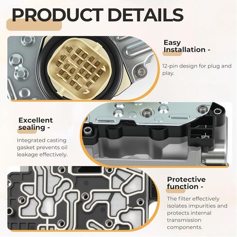 For 62TE Main Transmission Solenoid Pack Block Assembly Compatible With Chrysler And Dodge 2007-2013 Replacement For 68376696AA 5078709AB 05078709AA 05078709AB in Kuwait