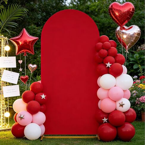 غطاء خلفية استحمام الطفل 4ftx7.2ft أغطية قوس جاهزة خلفية قابلة للتمدد لحامل قوس البالون لحفلات الزفاف وحفلات أعياد الميلاد وحفلات الديكور in Kuwait