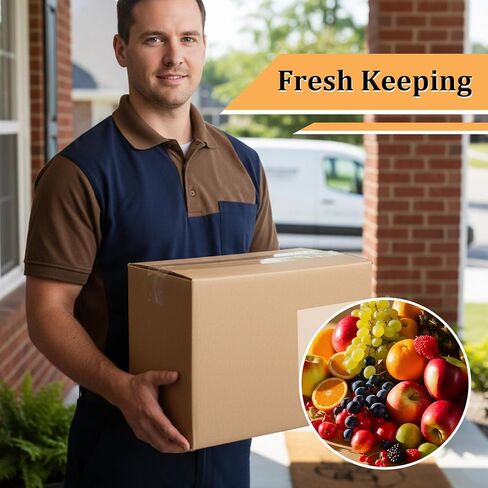 10 Pcs Insulated Shipping Boxes, 8.7" x 4.5" x 6.3" Cold Chill Double Insulated Carton with Aluminum Foil Liner for Frozen and Hot Food Reusable Foam Mailing Box for Travel Mailing Packing in Saudi Arabia